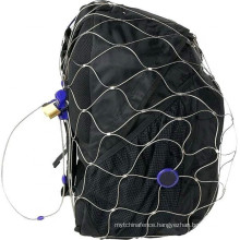 Hand Made Stainless Steel Mesh Bag , Flexible Wire Mesh Security Bags